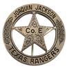 Texas Ranger Joaquin Jackson's Co. E Badge