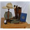 Image 7 : Texas Ranger Joaquin Jackson Badge, Hat, Knife