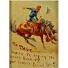 Image 3 : Olaf Wieghorst "Cowboy On Bucking Bronco" Oil