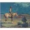 Image 2 : Gray Bartlett Signed "Night Watch" Oil on Canvas