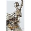 Image 6 : Diamond Encrusted Silver Bronc Rider Statue