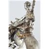 Image 7 : Diamond Encrusted Silver Bronc Rider Statue