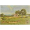 Image 3 : Hugo Herbeck "Fredericksburg Barn" Oil Painting