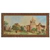 Image 1 : Beulah Watts Mission San Jose Oil Painting