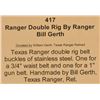 Image 3 : Texas Ranger Bill Gerth Made Buckle Set