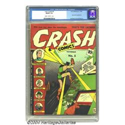 Crash Comics #5 (Tem Publishing Co., 1940) CGC