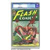 Image 1 : Flash Comics #14 (DC, 1941) CGC VF- 7.5 Off-whi
