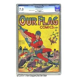 Our Flag Comics #2 (Ace, 1941) CGC FN/VF 7.0 Of