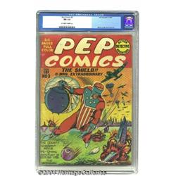 Pep Comics #3 (MLJ, 1940) CGC FN 6.0 Off-white