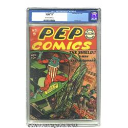 Pep Comics #9 (MLJ, 1940) CGC VG/FN 5.0 Off-whi