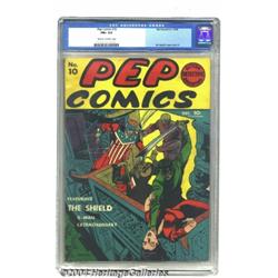 Pep Comics #10 (MLJ, 1940) CGC FN+ 6.5 Off-whit