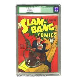 Slam-Bang Comics #2 (Fawcett, 1940) CGC Qualifi