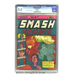 Smash Comics #8 (Quality, 1940) CGC VG- 3.5 Whi