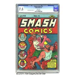 Smash Comics #11 (Quality, 1940) CGC VF- 7.5 Wh