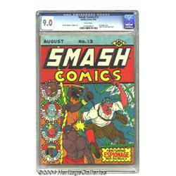 Smash Comics #13 (Quality, 1940) CGC VF/NM 9.0