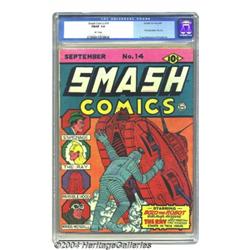 Smash Comics #14 (Quality, 1940) CGC FN/VF 7.0