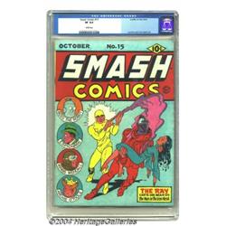 Smash Comics #15 (Quality, 1940) CGC VF 8.0 Whi