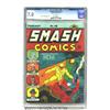 Image 1 : Smash Comics #19 (Quality, 1941) CGC FN/VF 7.0