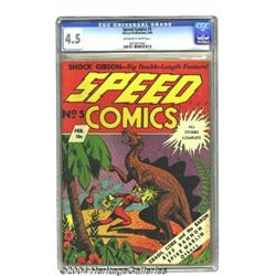 Speed Comics #5 (Harvey, 1940) CGC VG+ 4.5 Off-