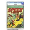 Image 1 : Speed Comics #11 (Harvey, 1940) CGC FN- 5.5 Off