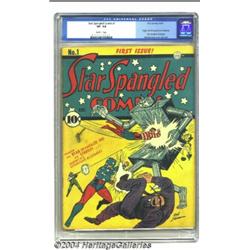 Star Spangled Comics #1 (DC, 1941) CGC VF- 7.5
