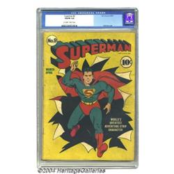 Superman #9 (DC, 1941) CGC VG/FN 5.0 Off-white