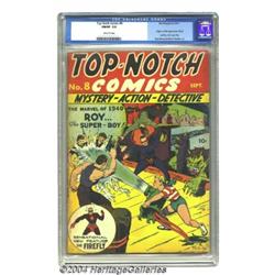 Top-Notch Comics #8 (MLJ, 1940) CGC FN/VF 7.0 O