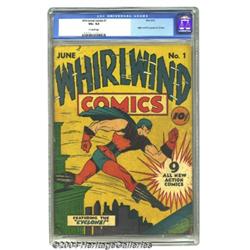 Whirlwind Comics #1 (Nita Publication, 1940) CG