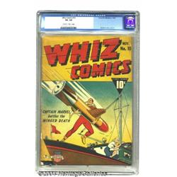 Whiz Comics #10 (Fawcett, 1940) CGC VG- 3.5 Off
