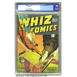 Whiz Comics #15 (Fawcett, 1941) CGC GD- 1.8 Off
