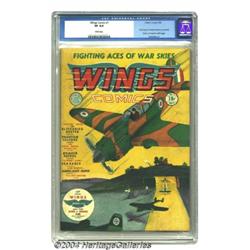 Wings Comics #1 (Fiction House, 1940) CGC VF 8.