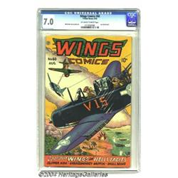 Wings Comics #60 (Fiction House, 1945) CGC FN/V