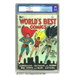 World's Best Comics #1 (DC, 1941) CGC GD 2.0 Wh