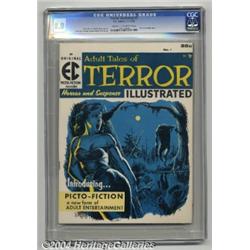 Terror Illustrated #1 (EC, 1955) CGC VF 8.0 Cre