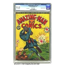 Amazing-Man Comics #8 Mile High pedigree (Centa