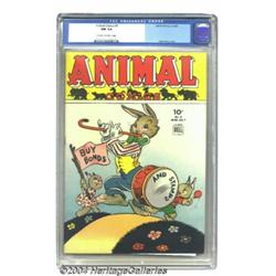 Animal Comics #9 (Dell, 1944) CGC NM 9.4 Cream