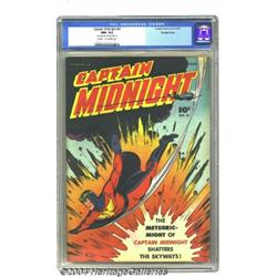 Captain Midnight #41 Double Cover (Fawcett, 194