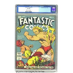 Fantastic Comics #11 (Fox, 1940) CGC VF 8.0 Off