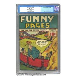 Funny Pages V3#8 (Centaur, 1939) CGC VF- 7.5 Of