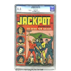 Jackpot Comics #2 (MLJ, 1941) CGC VF+ 8.5 Off-w