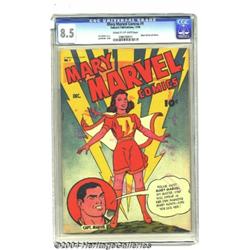 Mary Marvel Comics #1 (Fawcett, 1945) CGC VF+ 8