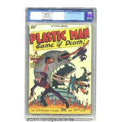 Plastic Man #nn (#1) (Quality, 1943) CGC FN+ 6.