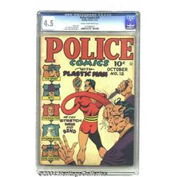Police Comics #12 (Quality, 1942) CGC VG+ 4.5 C