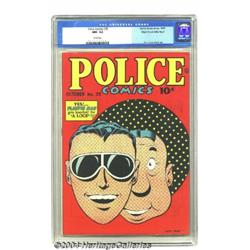 Police Comics #35 Mile High pedigree (Quality,