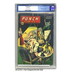 Punch Comics #9 (Chesler, 1944) CGC VF- 7.5 Cre
