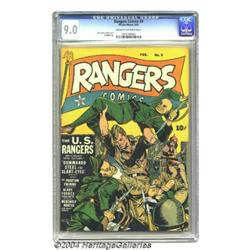 Rangers Comics #9 (Fiction House, 1943) CGC VF/