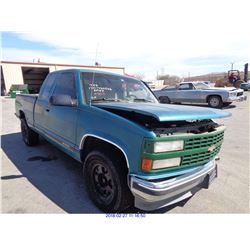1993 - CHEVROLET CK 1500  // SALVAGE TITLE