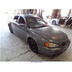 2004 - PONTIAC GRAND AM// SALVAGE TITLE