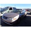 Image 2 : 2001 - TOYOTA COROLLA//SALVAGE TITLE