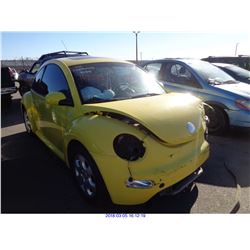 2002 - VOLKSWAGEN BEETLE// DISMANTLE TITLE